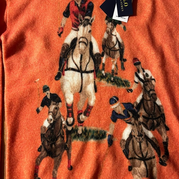 🍊Polo Ralph Lauren The Five Horsemen Hooded Knit Sweater - Picture 3 of 5